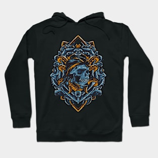 Slither Skull: Where Death Takes a Crawl Hoodie